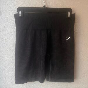 Gymshark Black Patterned Shorts